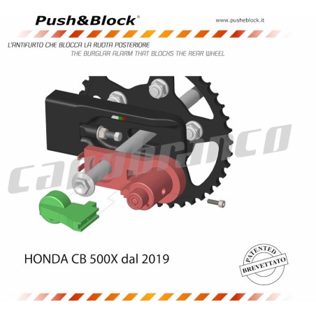 Push&Block WL-H06 antifurto blocca ruota Honda CB 500 X dal 2019