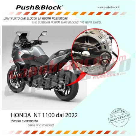 Push&Block WL-H07 antifurto blocca ruota Honda NT 1100 dal 2022