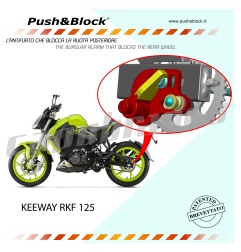 Push&Block WL-K01 antifurto blocca ruota Keeway RKF 125 dal 2021