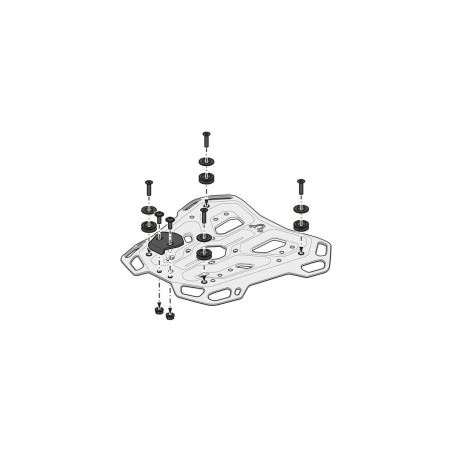 SW Motech GPT.06.799.50000/B Portapacchi + bauletto Trax Ion Nero Yamaha Tenerè 700 2019