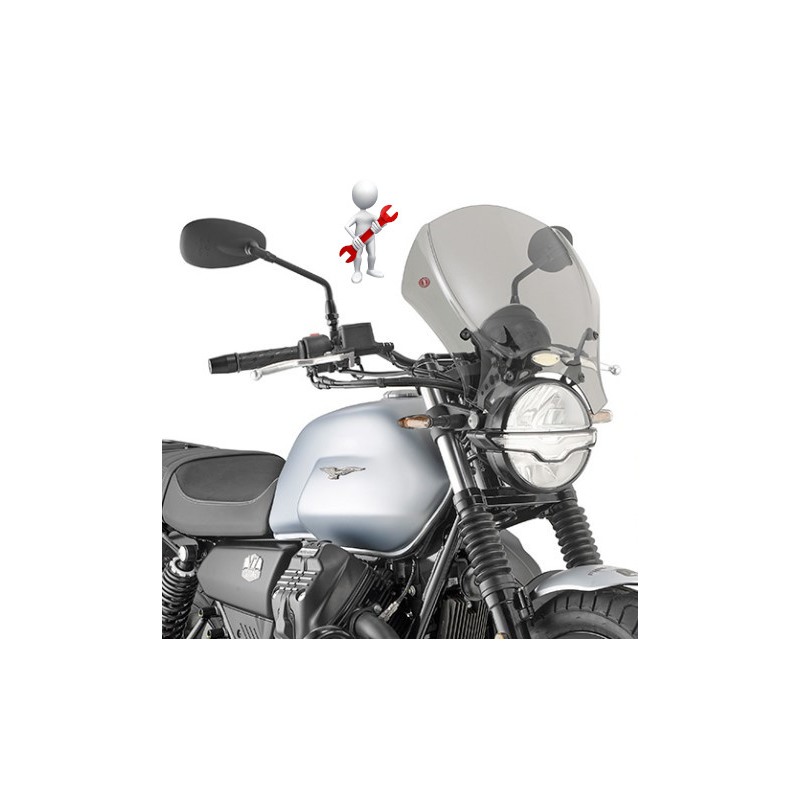 Kappa AL8206AK Kit attacchi per cupolino universale su Moto Guzzi V7 Stone dal 2021