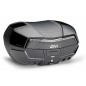 Givi V58NNT Maxia 5 bauletto Monokey 58 litri catadiottri fumè Cover Nero