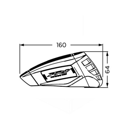 Puig 21495N Tamponi protezione telaio Pro 2.0 Honda CB 750 Hornet 2023