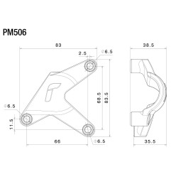 Rizoma PM506B Protezione pompa acqua Ducati