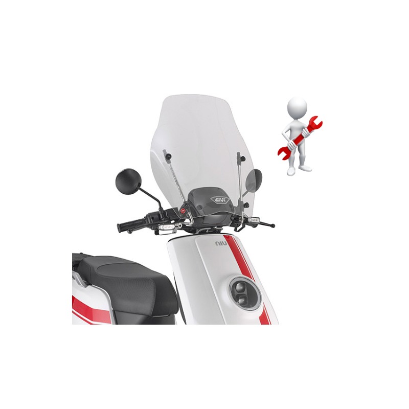 Givi A8960A Attacchi parabrezza D1155ST per Niu NQI