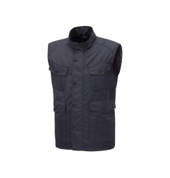 Gilet moto multistasca estivo con paraschiena Tucano Urbano Dario