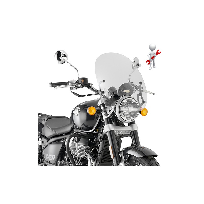 Givi A9058A Attacchi per cupolino su Royal Enfield Super Meteor 650 2023