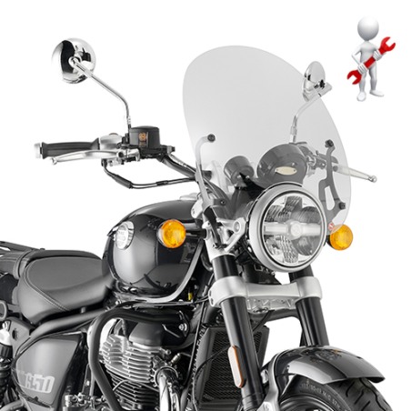 Givi A9058A Attacchi per cupolino su Royal Enfield Super Meteor 650 2023