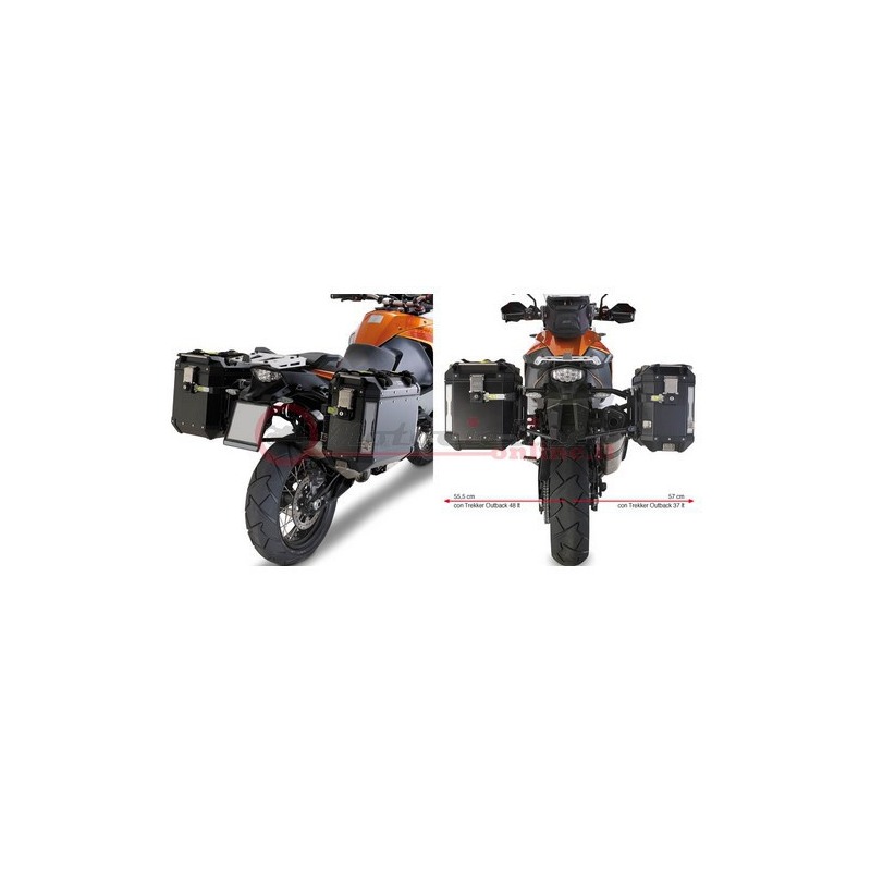 Givi PL7705CAM telaietti valigie laterali Trekker Outback  KTM Adventure