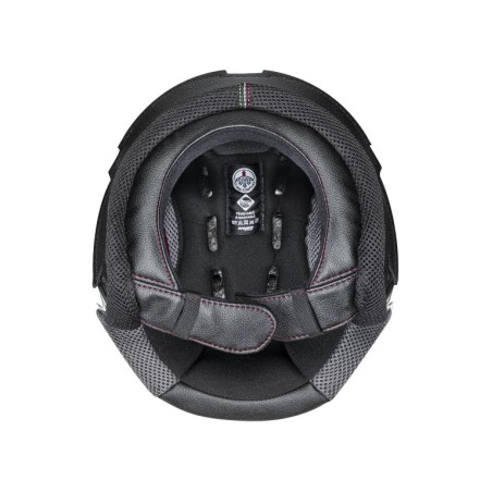 Imbottitura interna Casco Nolan N21 e N21 Visor Nero-Rosso