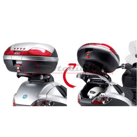 SR134 Givi attacco posteriore bauletti monokey Piaggio MP3