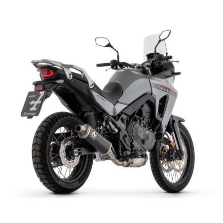 Arrow 72641AON Scarico terminale Indy Race Alluminio Nero Fondello Carbonio Honda Transalp XL750