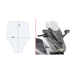 Givi D1187ST Parabrezza trasparente per Honda Forza 350 e 125 dal 2021