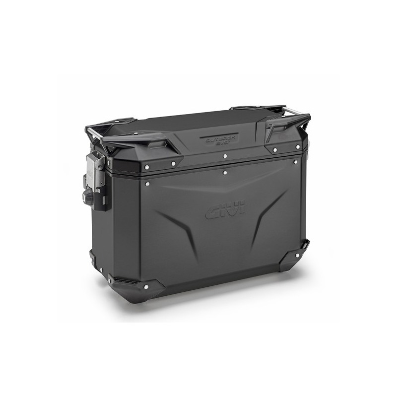 Givi OBKE37BR Trekker outback EVO valigia laterale in alluminio Nero Destra 37 litri