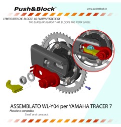 Push Block WL-Y04 Antifurto blocca ruota Yamaha Tracer 7 dal 2021