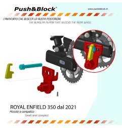 Push Block WL-R01 Antifurto blocca ruota Royal Enfield Classic e Meteor 350