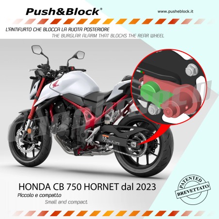 Push Block WL-H08 Antifurto blocca ruota Hornet CB 750 dal 2023