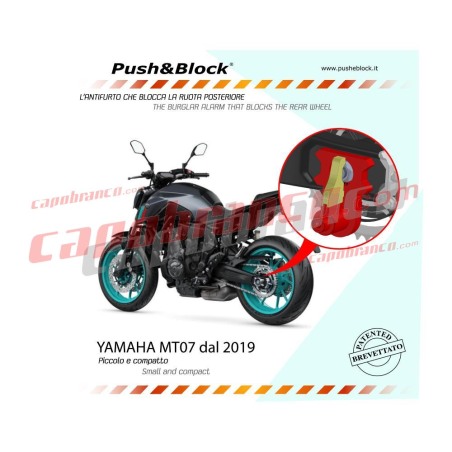 Push&Block WL-Y05 Antifurto Blocca ruota Yamaha MT-07 dal 2019