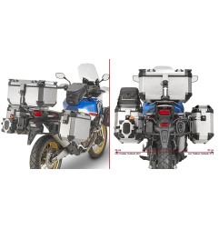 Kappa KL1161CAM porta valigie laterale Monokey CAM-SIDE Honda CRF1000L 18-19 ed Adventure Sport