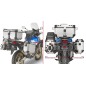 Kappa KL1161CAM porta valigie laterale Monokey CAM-SIDE Honda CRF1000L 18-19 ed Adventure Sport