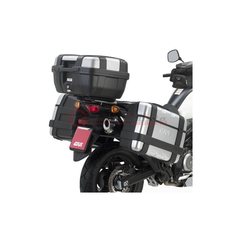 Givi portavaligie laterali monokey PL3101 per V-strom 650 dal 2011