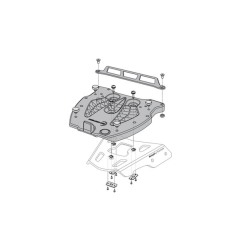 Sw Motech GPT.00.152.406 Adattatore per portapacchi ALU-RACK Per Givi/Kappa Monolock