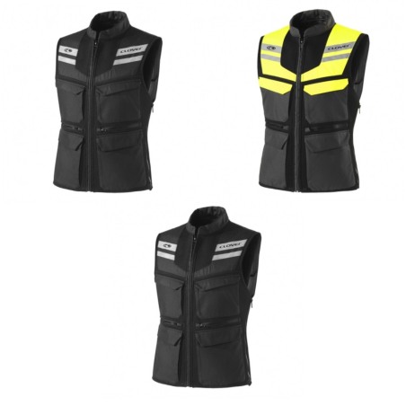 Clover SW-2 Vest Gilet traforato da moto con protezione per la schiena