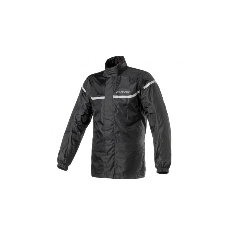 Giacca da moto impermeabile Clover Wet Jacket WP Nero o Giallo Fluo