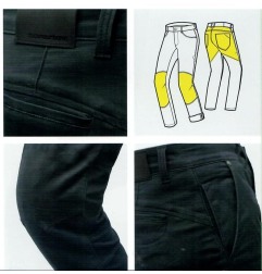 Pantalone da moto Chino Tucano Urbano Golfo - Blu Suro