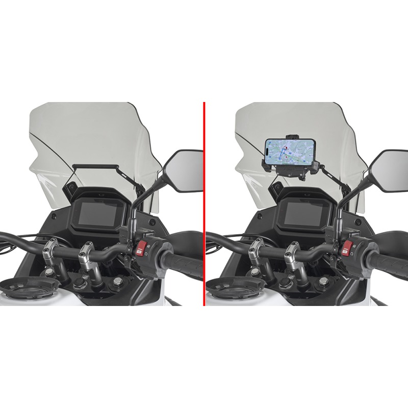 Givi FB1201 Traversino porta telefono Honda Transalp XL 750 2023