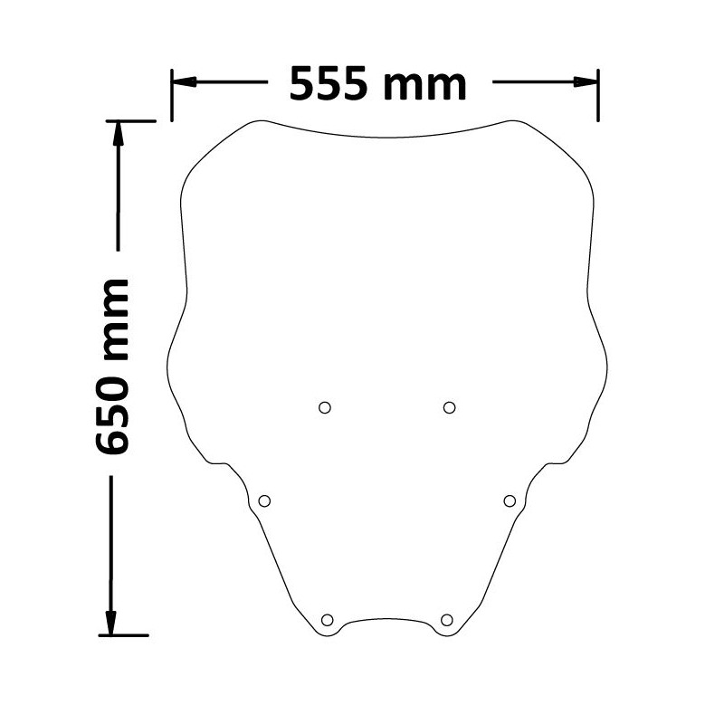 Parabrezza Isotta CLS4549 Classic Honda Forza 350 / 125 dal 2021