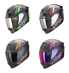 Casco integrale Touring Scorpion Exo-1400 EVO II Carbon Air Mirage