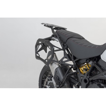 Sistema Valigie Trax Adv Sw-Motech KFT.22.995.70000/B per Ducati DesertX dal 2022 colore nero