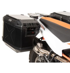 Valigie laterali e telai Hepco Becker Xplorer nere KTM 890 Adventure dal 2023