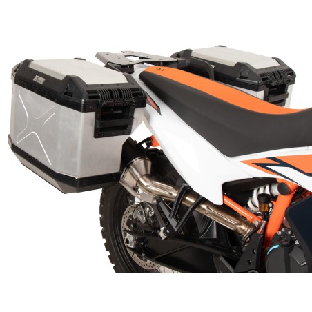 Valigie laterali e telai Hepco Becker Xplorer Grigie KTM 890 Adventure dal 2023