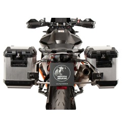 Valigie laterali e telai Hepco Becker Xplorer Grigie KTM 890 SMT dal 2023