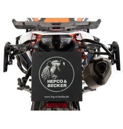 Telaietti portavaligie laterali Hepco Becker C-Bow per KTM 890 Adventure dal 2023