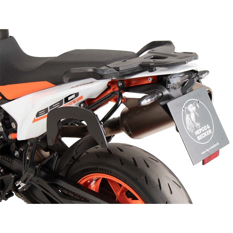 Telaietti portavaligie laterali Hepco Becker C-Bow per KTM 890 SMT dal 2023