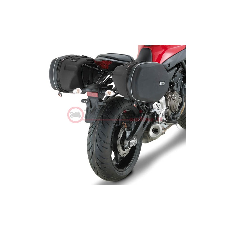 TE2118 givi porta valigie laterali borse morbide easylock Yamaha MT-07