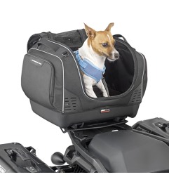 Pet bag trasportino animali e cani per moto scooter Givi T525 attacco Monokey