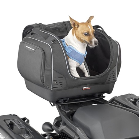 Pet bag trasportino animali e cani per moto scooter Givi T525 attacco Monokey