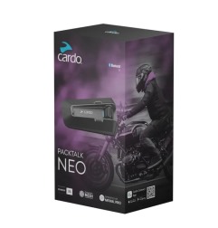 Cardo Packtalk Neo Interfono moto singolo Dynamic Mesh JBL