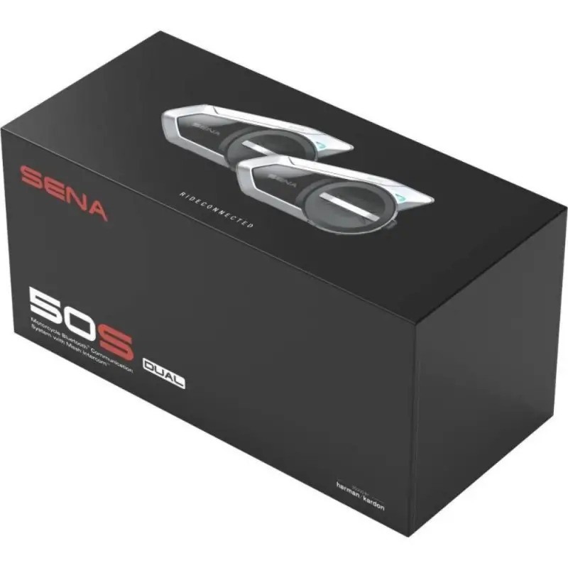 Sena 50S Bluetooth da casco Mesh Altoparlanti Harman Kardon Doppio