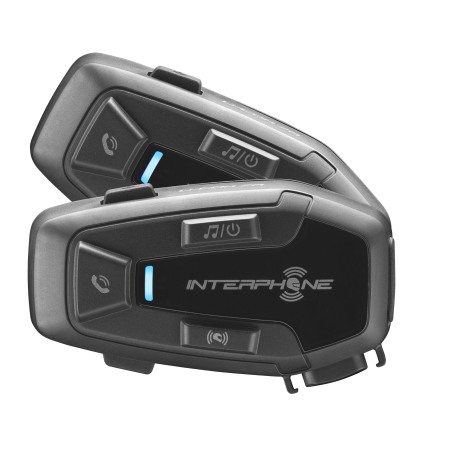 Interphone Unite U-COM 7R Doppio Interfono Bluetooth 5.2 universale da casco