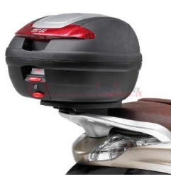 Givi E349 piastra per scooter piaggio Beverly  125ie-300ie dal 2010 al 2015 e  Beverly 350 Sport Touring dal 2012