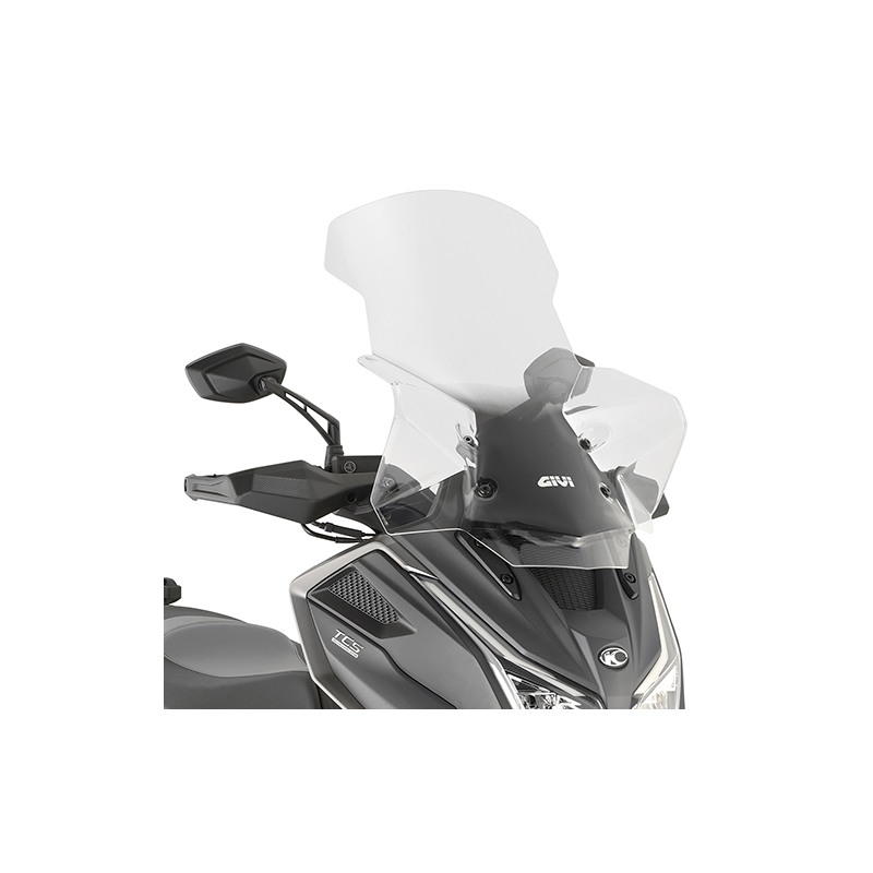 Givi D6124ST Parabrezza alto trasparente per Kymco DTX 360 dal 2021