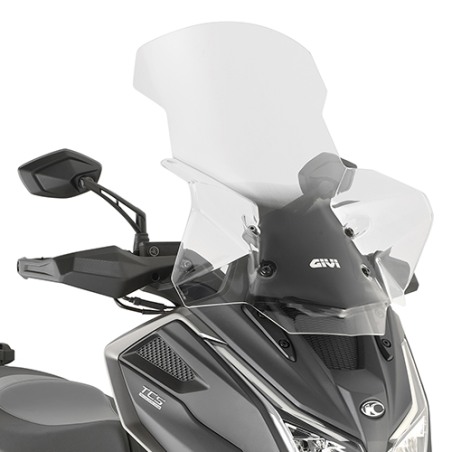 Givi D6124ST Parabrezza alto trasparente per Kymco DTX 360 dal 2021