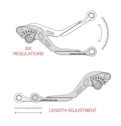 Barracuda DR8127 Set leve freno frizione Ducati