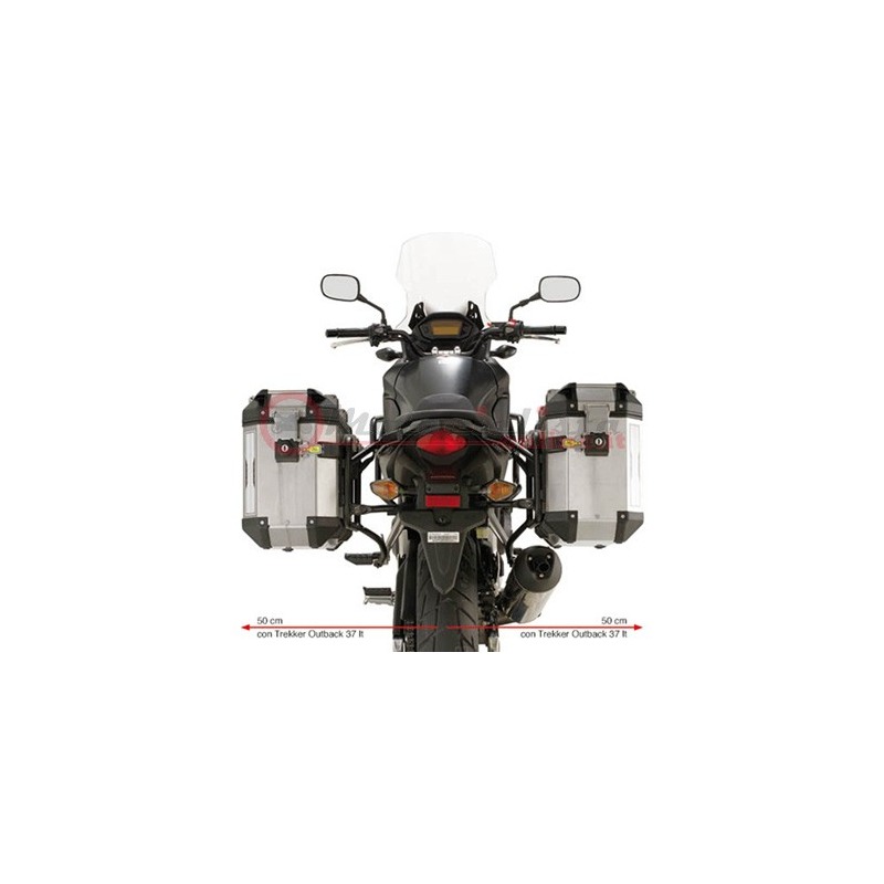 PL1121CAM GIVI Portavaligie Laterali Monokey Cam Side per Honda CB500 X dal 2013