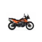 Scarico Arrow 71904AKN RaceTech alluminio Dark fondello carby KTM 890 Adventure